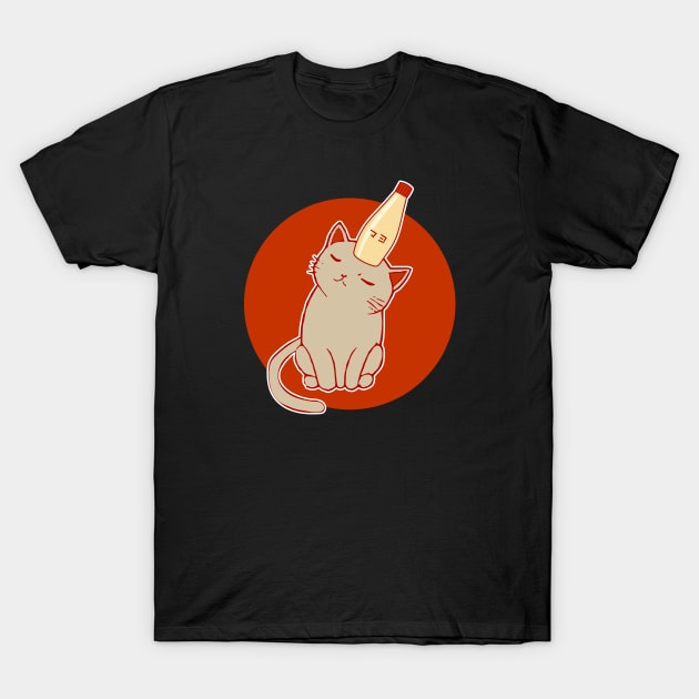 Japanese Mayo - I Love Mayo - Neko and Mayo T-Shirt by SallySunday